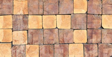 Kare odun yığını arka plan günlüğe kaydeder.