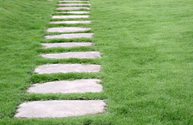 Bahçe yolu şekilde