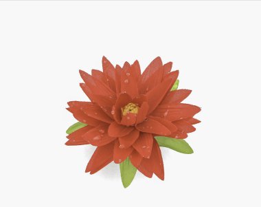 Nilüfer çiçeği bembeyaz