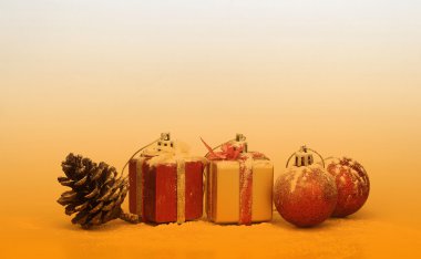 arka plan christmas dekorasyon ile 