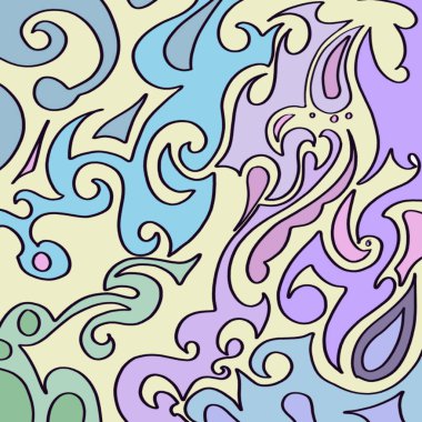 Arkaplanda desenler olan kitap kapağı