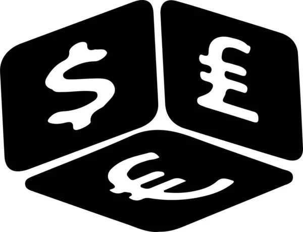 Geldwechsel Symbol Isoliert Auf Weißem Hintergrund — Stockvektor