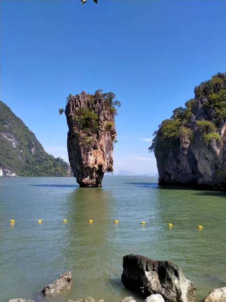 Phang Nga Öböl Travel Thaiföld Természeti Táj Ázsia Nyaralás Nyaralás — Stock Fotó