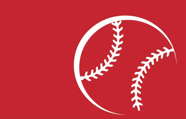 Baseball Icon Isolated Background — Stock Vector