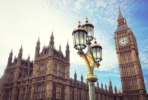 Big Ben e le Camere del Parlamento a Londra — Foto Stock