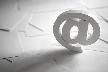 İş mektupları e-posta sembolü