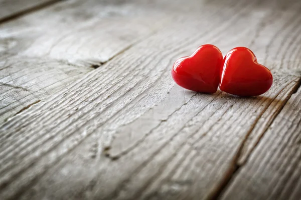 Twee harten in liefde — Stockfoto