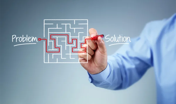 Problem and solution strategy — Stock Photo, Image