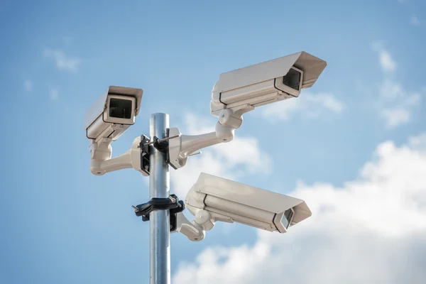 Câmera de vigilância cctv de segurança — Fotografia de Stock