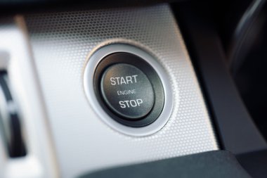 Araba motoru Başlat ve durdur düğmesi bir hibrid otomobil