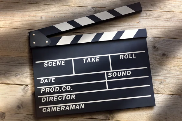 Movie clapper board — Stock Photo, Image