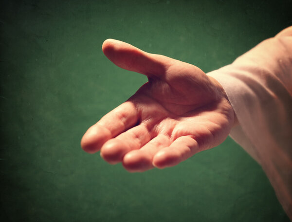 Gods hand reaching out