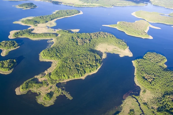 Vista aérea del lago — Foto de Stock