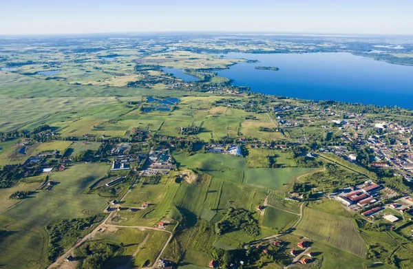 Vista aérea do campo — Fotografia de Stock