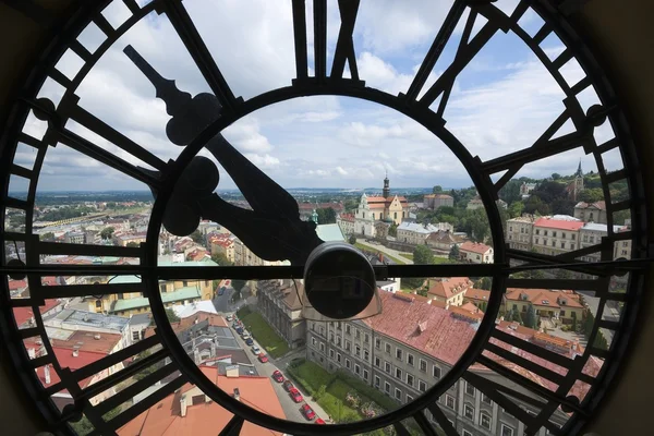 Przezroczyste twarz zegar — Zdjęcie stockowe