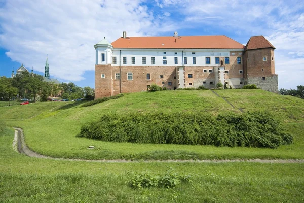 Slottet i sandomierz — Stockfoto