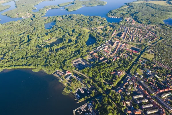 Vista aérea do Canal Gizycki Imagens De Bancos De Imagens