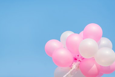 Balon mavi gökyüzü kavramı