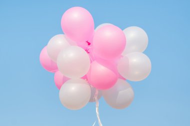 Balon mavi gökyüzü kavramı