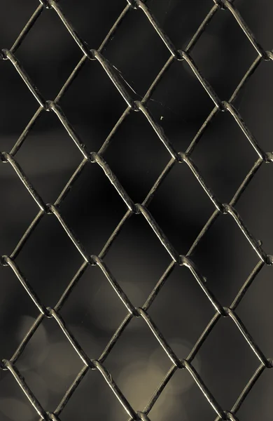 Old chain link fence — Stock Photo, Image