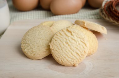 Çerezler vintage tepsisinde