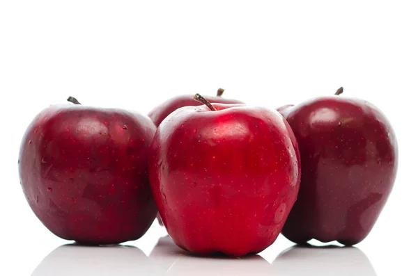 Close up of red apples — Stock Photo, Image