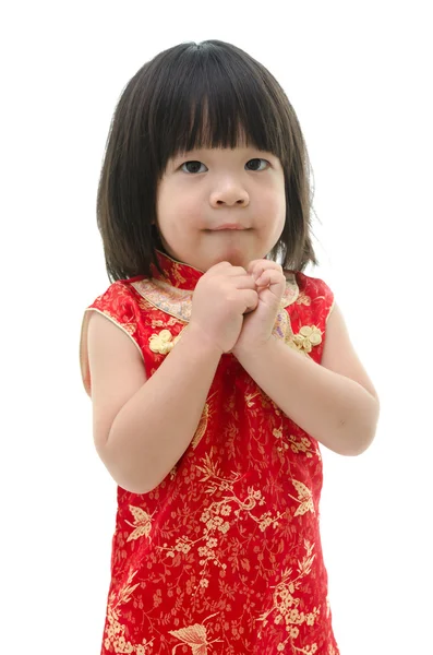 Little asian baby begging — Stock Photo, Image