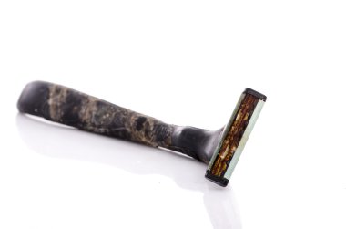 kirli tıraş jilet kadar kapatın 