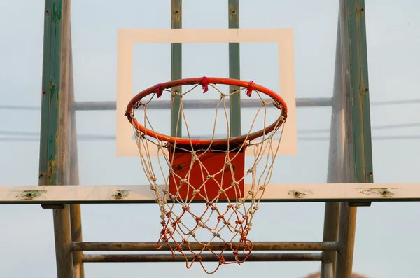 Close up of a basketball hoop — Stock Photo, Image