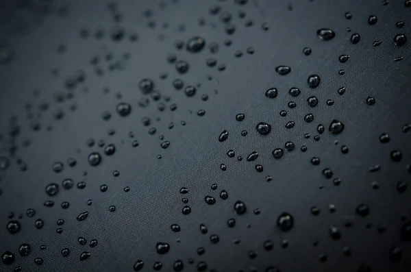 Gotas de água no guarda-chuva — Fotografia de Stock