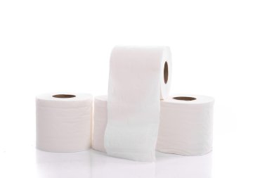 rulo tuvalet kağıdı izole 