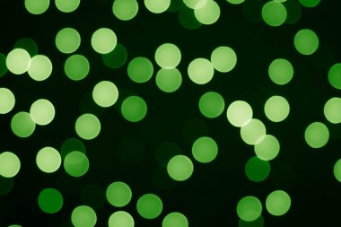 Yeşil bokeh arka plan