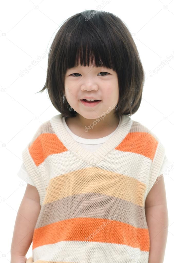 Cute asian child