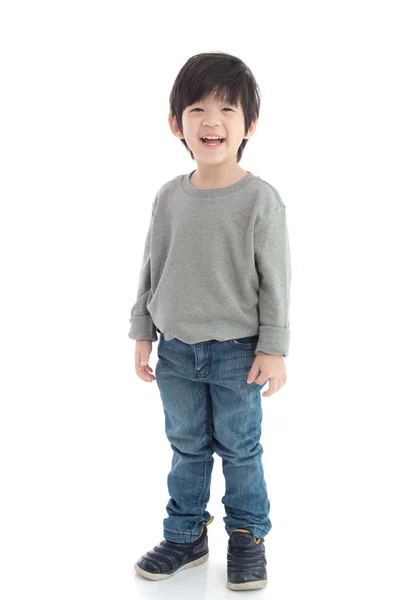 Gelukkig weinig Aziatische jongen — Stockfoto