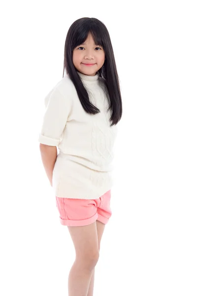 Gadis asia yang cantik berdiri — Stok Foto