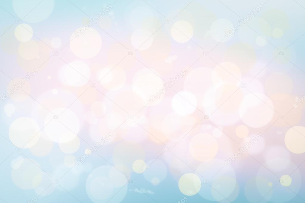 bokeh in soft color style