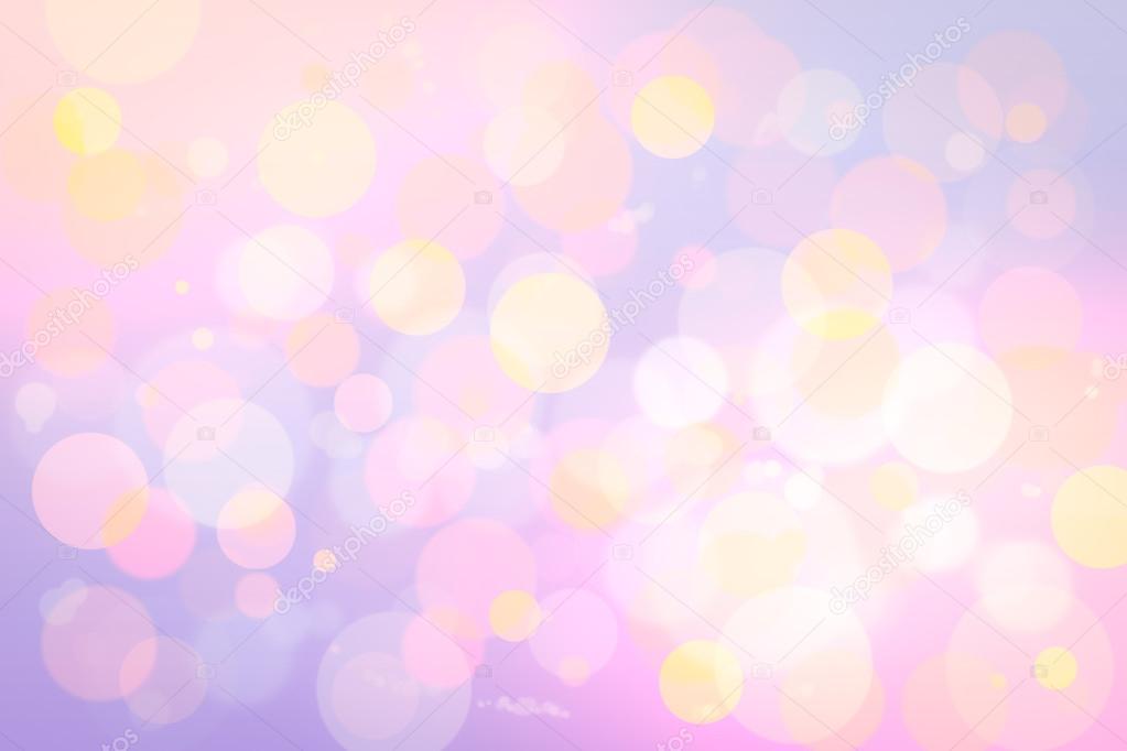 bokeh in soft color style