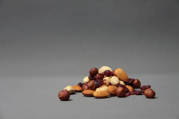 Pile Fruit Mix Isolated Gray Background Healthy Eating Concept Image — Stock Photo, Image