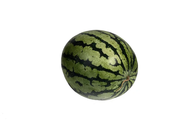 Wassermelone Isoliert Auf Weißem Hintergrund Konzept Der Gesunden Ernährung — Stockfoto