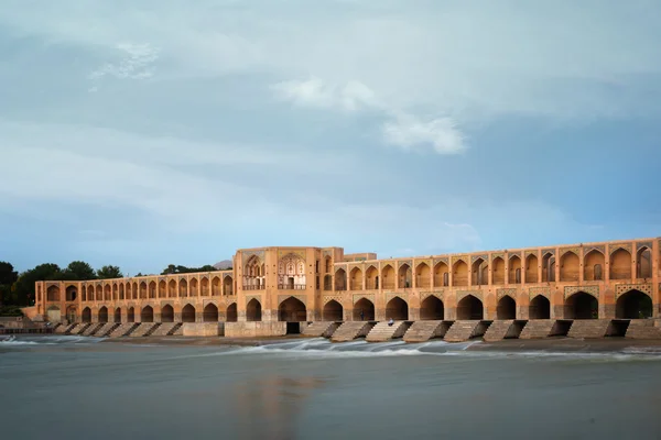 Khaju brug in Isfahan.Iran — Stockfoto