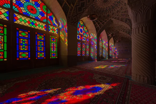 Mesquita de Nasir al-Mulk em Shiraz, Irão — Fotografia de Stock