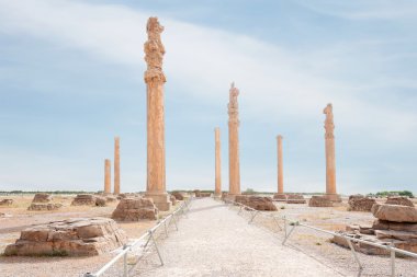 Persepolis Kuzey Şiraz, İran'ın görünümünü.