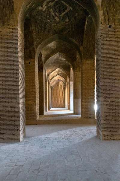 Grand Jameh mecset belső Isfahan.Iran — Stock Fotó