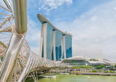 Marina bay sands resort otel Singapur