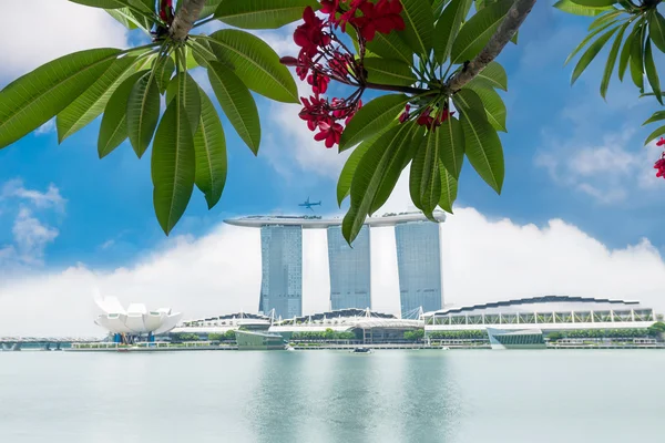 Marina Bay Sands Resort Hotel en Singapur — Foto de Stock