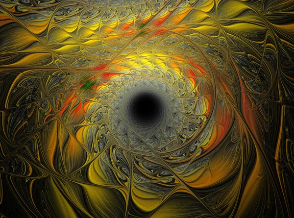 Abstracte fractal spiraal — Stockfoto
