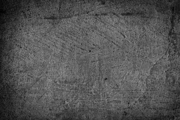 Gray Cement Old Wall Plaster Damaged Surface Covered Scratches Cracks — Stock Photo, Image