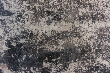 Duvarın yüzeyinde çizikler ve boya kalıntıları var. Şehir çevresi. Koruyun. Web afişi. Tasarım için.