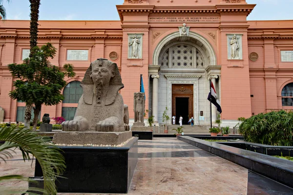 Каир Египет Апрель 2018 Года Египетский Музей Здание Музея Каира — стоковое фото