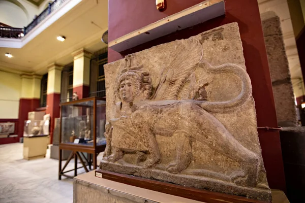 Выставочный Зал Внутри Египетского Музея Каир Египет — стоковое фото